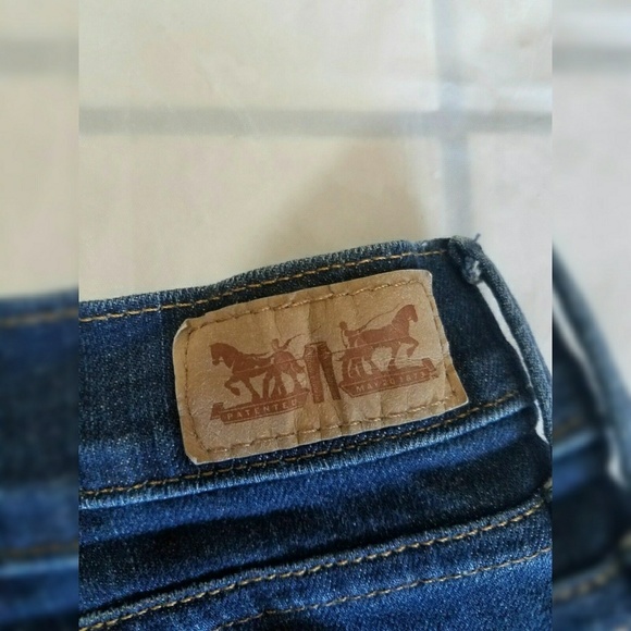 Womens Levi 505 Straight Leg Size 14 Jeans 32x32 - Picture 4 of 5